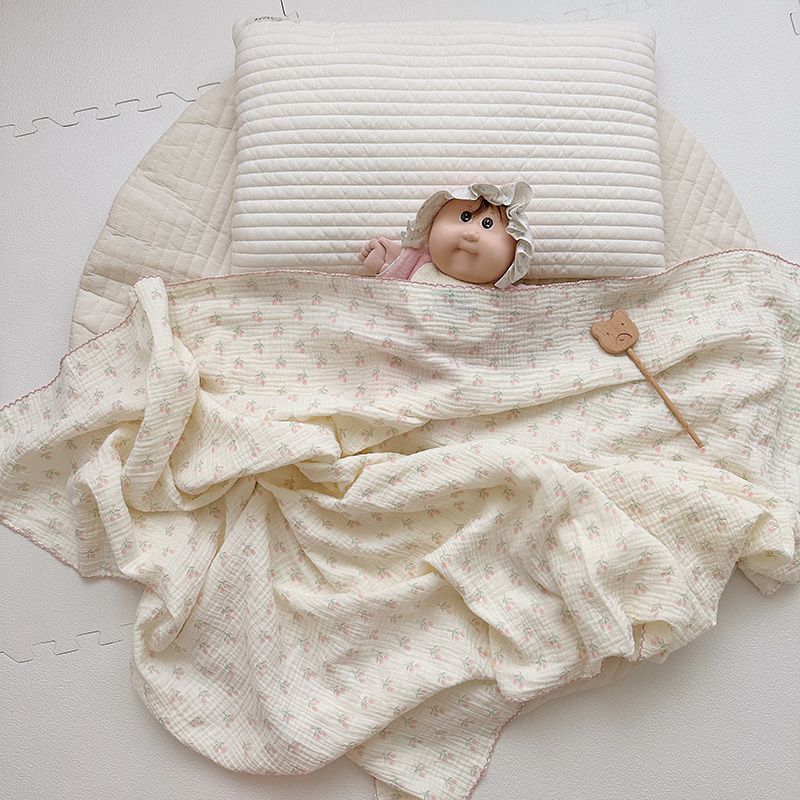 

Корейский стиль марлевый плед летнее тонкое двухслойное марлевое одеяло ворсовое одеяло 100x120cm