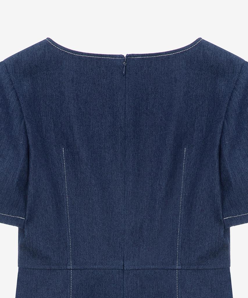 MIND BRIDGE WOMEN [W] Square Neck Mini Dress