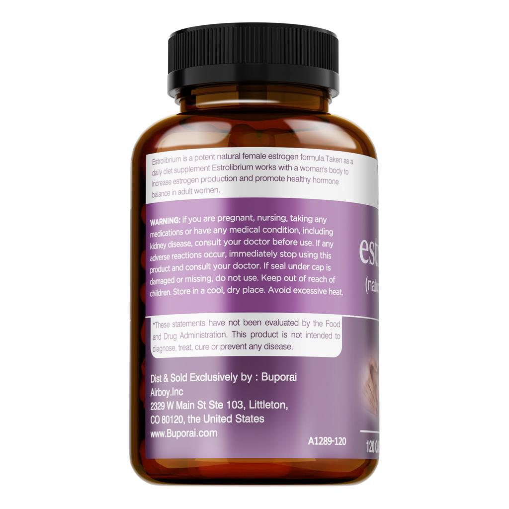 Buporai – Black Cohosh, Asparagus, Chasteberry, Dong Quai, Ginger Root, and Epimedium Extract Capsules – Mood Health, Energy