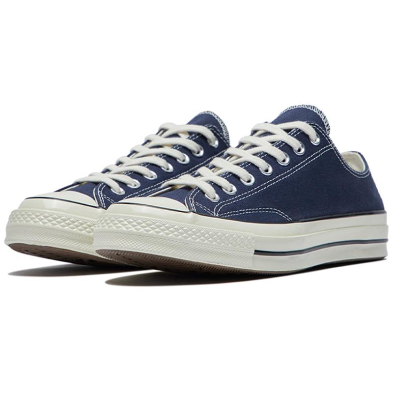 Converse Chuck 70 Chuck Taylor All Star Three-Star Casual Abrasion Resistant Waterproof Low-Top Canvas Shoes Unisex Dark Blue