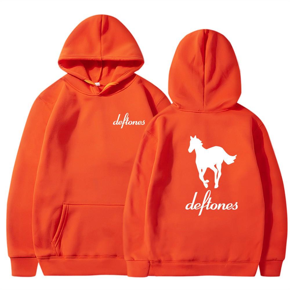 

Унісекс худі з графікою Deftones White Horse для весни/осені XL