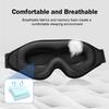 3D Sleep Mask Blindfold Sleeping Aid Eye Mask Soft Memory Foam Face Mask Eyeshade 99% Blockout Light Slaapmasker Eye Cover Patch