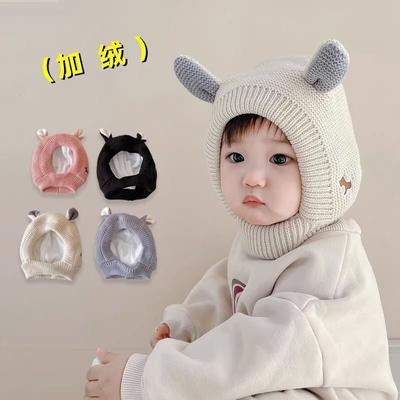 Baby Hats Autumn and Winter Boys and Girls Windproof and Warm Infant Ear Hats Baby Wool Children's Hats