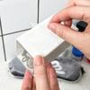 Transparent Wall-Mounted Bathroom Storage Box for Cotton Swabs, Hair Ties, Lipsticks