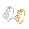 Personalized LOVE Couple's Open Index Finger Ring - Women's Fashion, European & American Style.