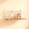 1pc Metal Storage Rack, Floating Shelves Wall Mounted, Hanging Storage Shelf for Bathroom, Living Room, Bedroom, Wall Decor Aesthetic Room Decor