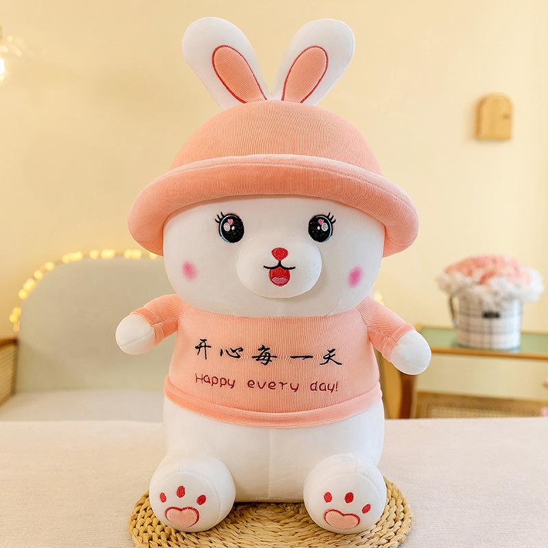 New Love You Rabbit Plush Toy Doll Cute Rabbit Girl Doll Pillow Rabbit Doll Girl Valentine's Day Gift
