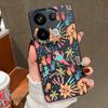 Kolorowe Etui z Wzorem Kreskówkowym Xiaomi 14T 13T 11T Pro Skórzana Faktura Silikonowe Pokrowiec Funda Dla Redmi Note 14 13 Pro 4G 5G 12 11