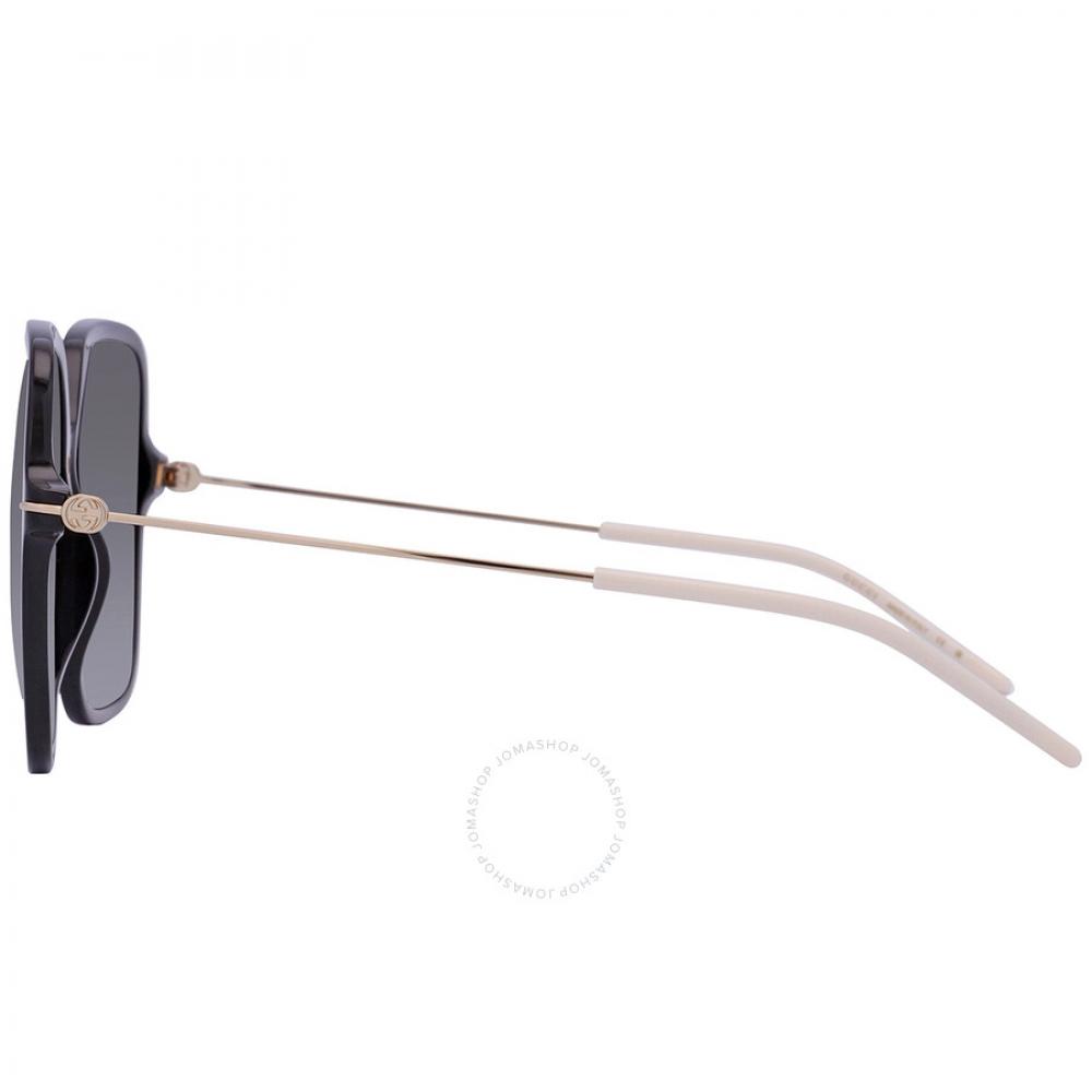 Gucci Grey Butterfly Ladies Sunglasses Gg1267s 001 60