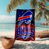Proof Beach Towel with Buffalo Bill LOGO Pattern - Soft,absorbent,quick-drying,machine Washable - Perfect for Swimming,camping,bathing