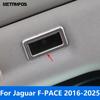 Rear Reading Light Lamp Cover Trim Decoration Frame For Jaguar F-Pace 2016- 2024 2025 Matte Interior Accessories Car Styling