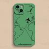 Travel-nspired Airplane Route Desian Phone Case For iPhone 16 15 14 13 12 11 Pro Max Mini 8 7 Plus X XR XS Soft Silicone Covers