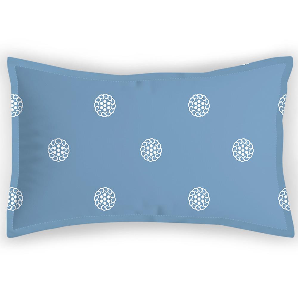 Solid Color Pillowcase Satin Simple European Digital Printing Pillowcase Home Student Polyester Pillowcase