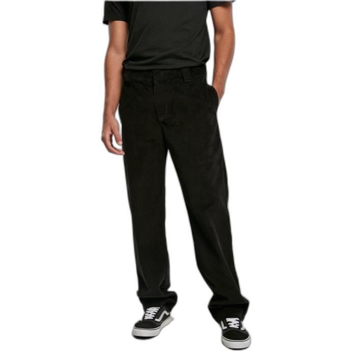 Pantalon En Velours Côtelé Urban Classics Workwear - Noir - 28