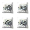 Polyester Pillowcase Home Car Decoration Printing Pillowcase 26 English Letters Sofa Cushion Cover