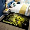 Mario Götze Borussia Dortmund Fußballstar Teppich, Rutschfeste Fußmatte für Wohnzimmer Schlafzimmer Fußballfan Dekoration