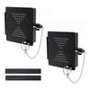 2Pcs 4inch RV Bumper Cap Cover Square Bumper Caps Camper Bumper End Caps for RV Fits Standard RV 4inch Square Bumpers