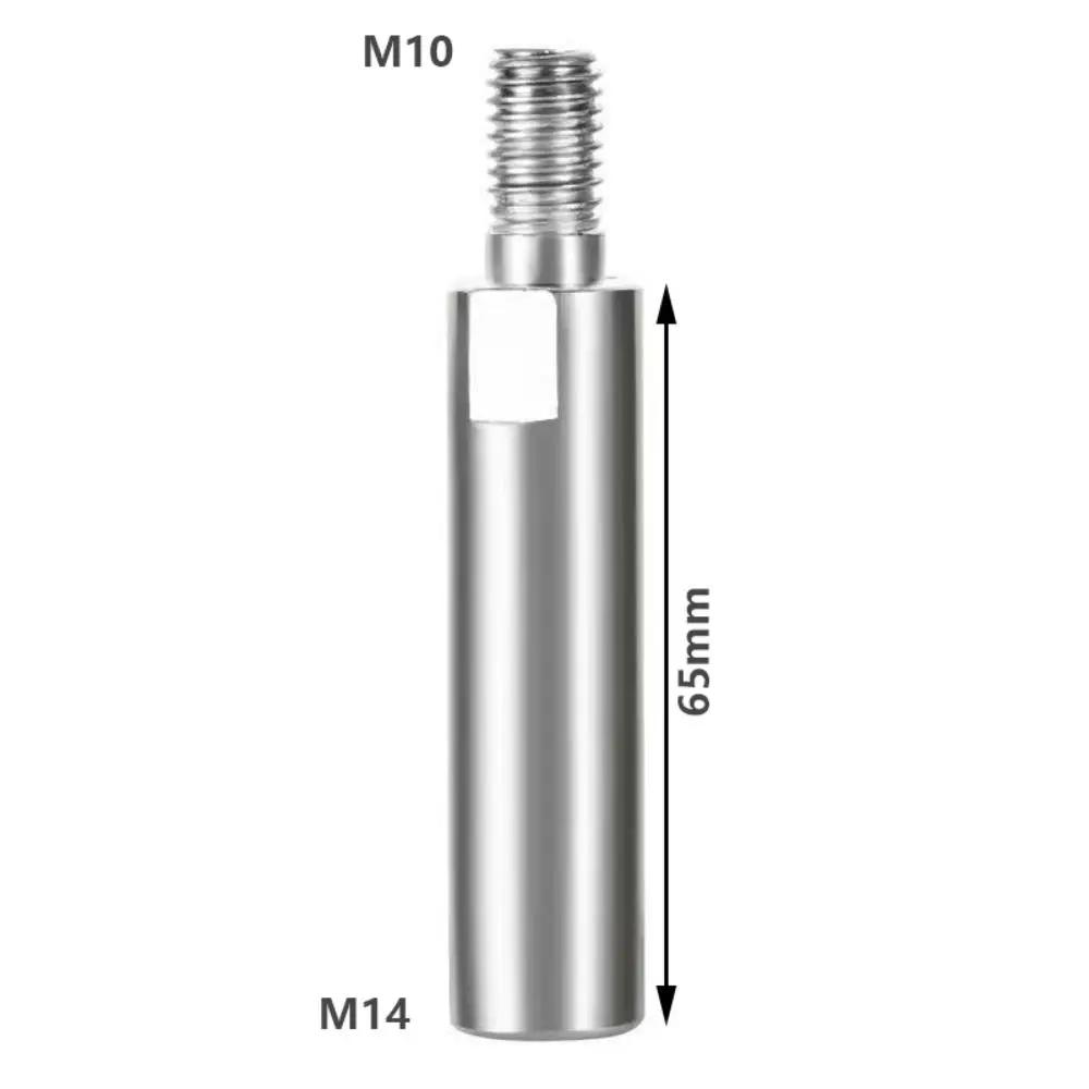 Steel Thread Adapter Extension Rod M10 M14 Power Tool Angle Grinder Connecting Rod 65/80/95/115mm Grinding Connection Adapter