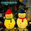 Tragbares LED Schneemann Weihnachts-Nachtlicht