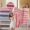 70x140 Striped Bath Towel Soft Absorbent Microfiber Face Washing Home Soft Thickened Coral Velvet Bath Towel