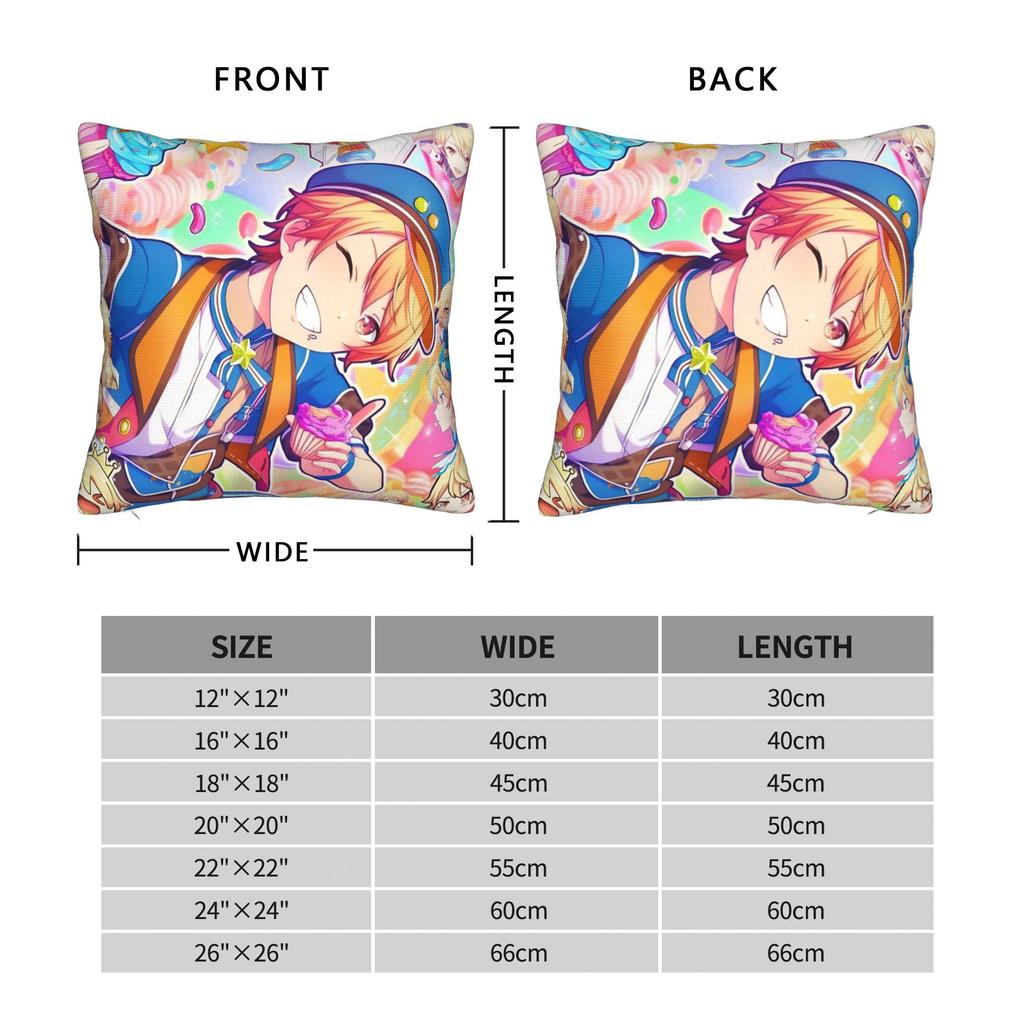 Tsukasa Tenma Pillow Case  Square Pillow Cover For Sofa Bedroom Home Decor Fashion Pillowcases