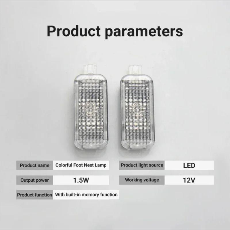 For Skoda Octavia Superb Rapid Kodiaq Karoq 2013~2026 Car Footwell Lights Touch LED Light Atmosphere Neon Lamps Trim Accessories