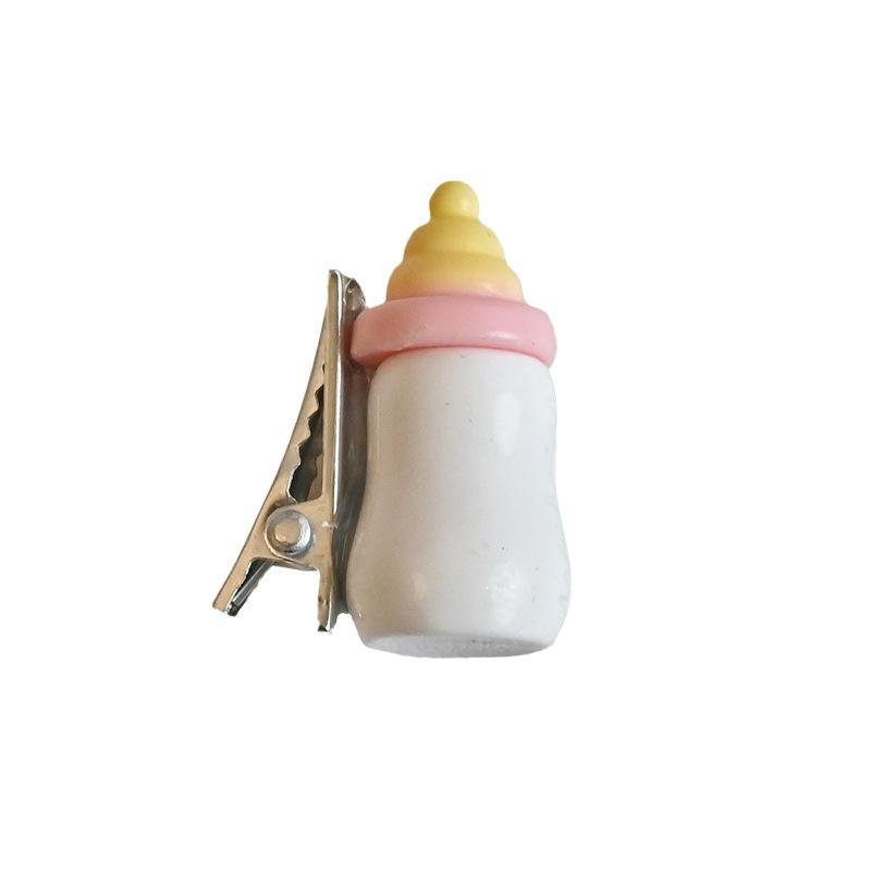 Cute And Funny Creative Hair Clips Colorful Small Feeding Bottle Hairpins For Women Girls Barrettes Hair Accessories