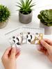 Cute Cat Paw PET Index Tabs, Transparent Ruler Sticky Notes, Book Markers for Students & Office