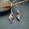 Cao Shi Hawaiian Plumeria Retro Drop Earrings - Ethnic Style Pendant