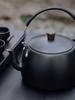 Aluminum Alloy Wood Handle Camping Teapot – Portable Kettle for Boiling Water, Tea, and Coffee