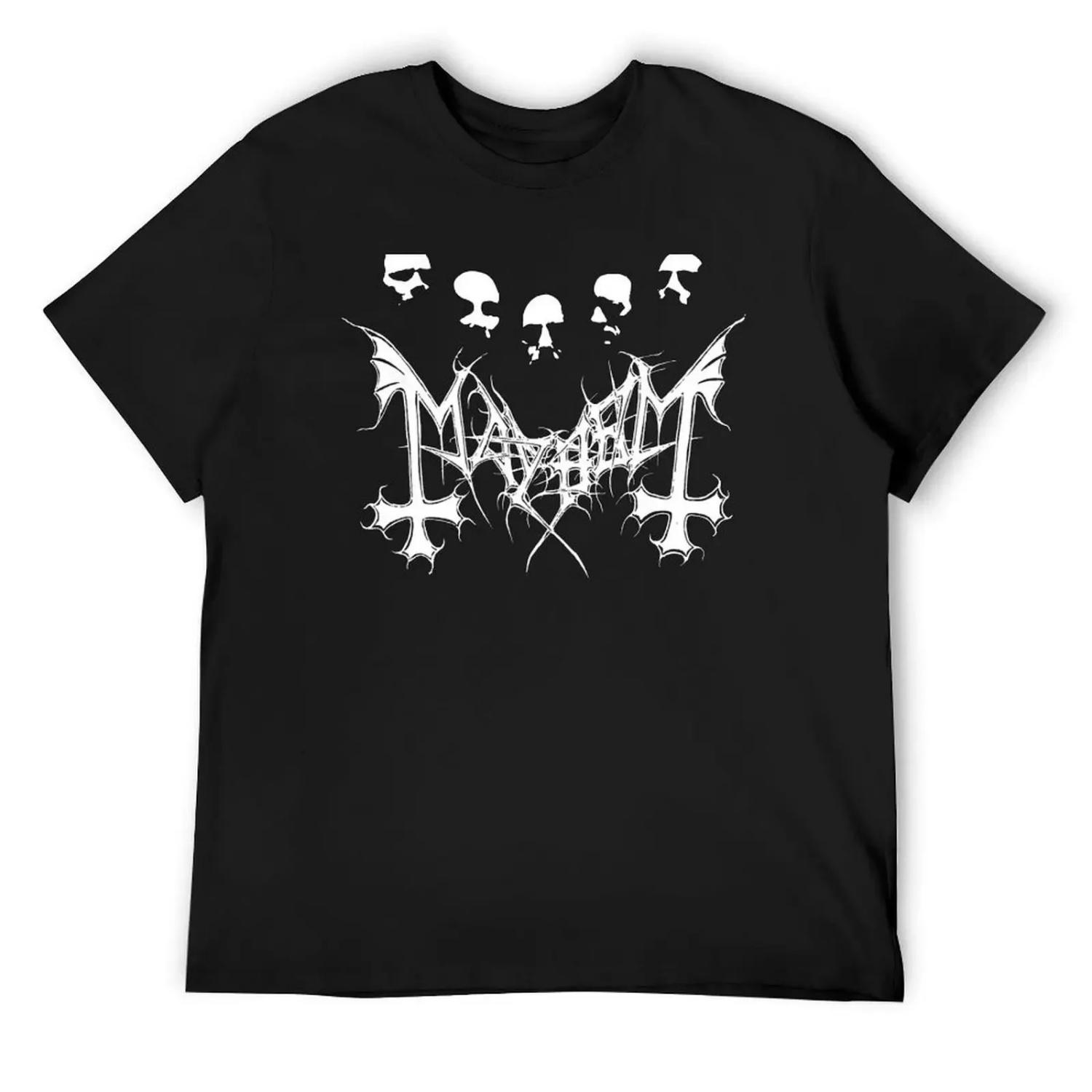 

Mayhem - Norway Band - Original Logo - Fanart T-Shirt summer tops oversize t-shirts man quick-drying men t shirts high quality L чорний