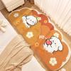Cute Bedroom Decor Bedside Rug Irregular Shape Carpets for Living Room Green Plush Carpet Fluffy Soft Cartoon Non-slip Floor Mat