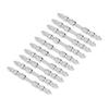 10Pcs Cross Screwdriver Bits Strong Magnetic Non Slip 2 Ended K5 Alloy Steel for Impact Drill