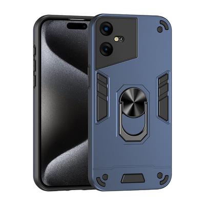 Armor Magnetic Ring Kickstand Phone Case For Tecno Pova NEO Pova NEO 2 For Tecno Pova NEO 3 Shockproof Back Cover