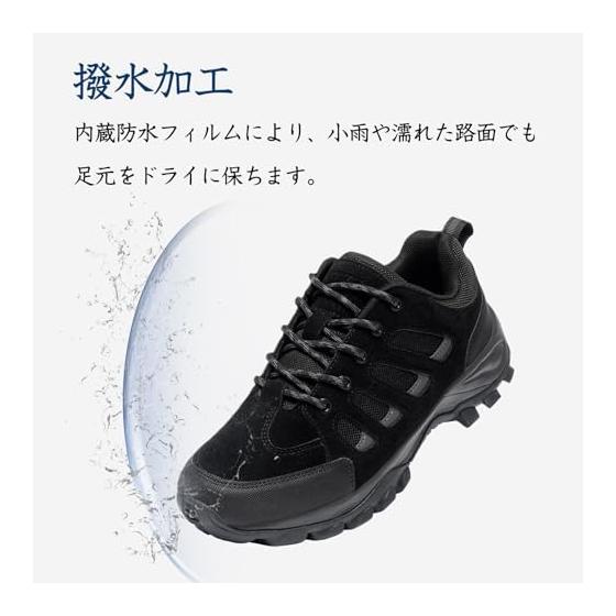 [TRAILBLITZ] Trekking Shoes, Men's Climbing Shoes, Walking Shoes, Outdoor Hiking Shoes, Low Cut Shoes, Lightweight, Anti-Slip, Waterproof