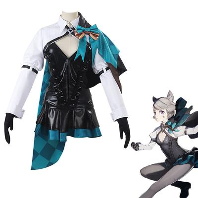 Game   Lynette Cosplay Halloween Christmas Carnival Party Costume For Women Dress With Socks