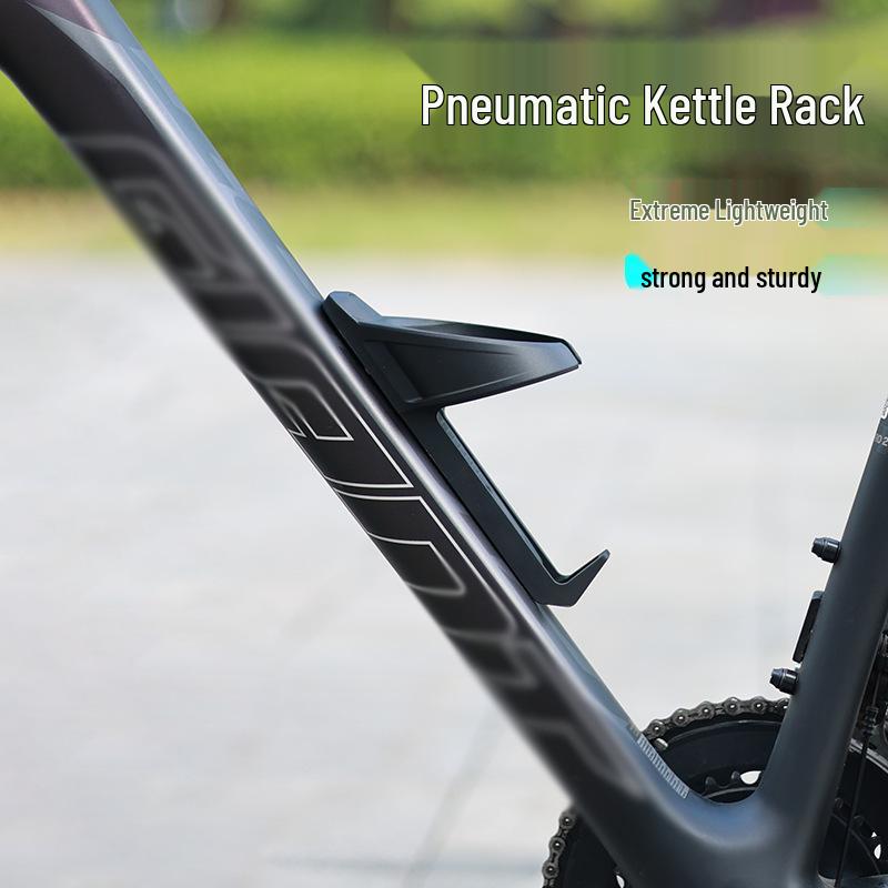 Bicycle Aerodynamic Water Bottle Holder with AirTag Locator for Anti-Lost Positioning