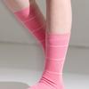 Hiig [no.437] Pink Stripe Socks