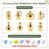 8Pcs Creative Tiny Magnetic Bud Vases 3D Refrigerator Magnets Vase  Living Room