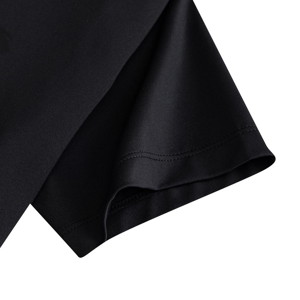 Anta Summer Polo Shirt Women Tops Black 962628103-4