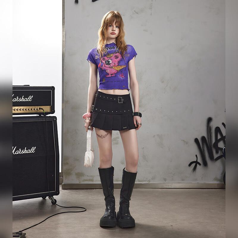 UNIFREE Nicolecheung Sweet Cool Print Short-Sleeve T-Shirt