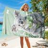 Colorful Flip Flop Star Summer Repeat Pattern Beach Towel Sand Proof Quick Dry Towel For Pool Party Beach Travel Daily Bath