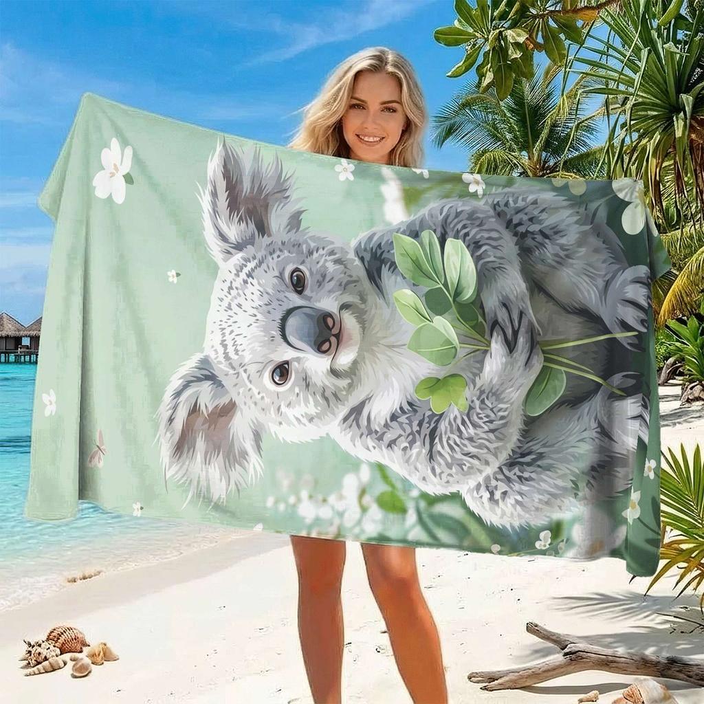 Colorful Flip Flop Star Summer Repeat Pattern Beach Towel Sand Proof Quick Dry Towel For Pool Party Beach Travel Daily Bath