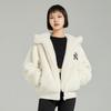 New MLB Velvet Jackets Unisex Cream 3AFDB0426-50CRS