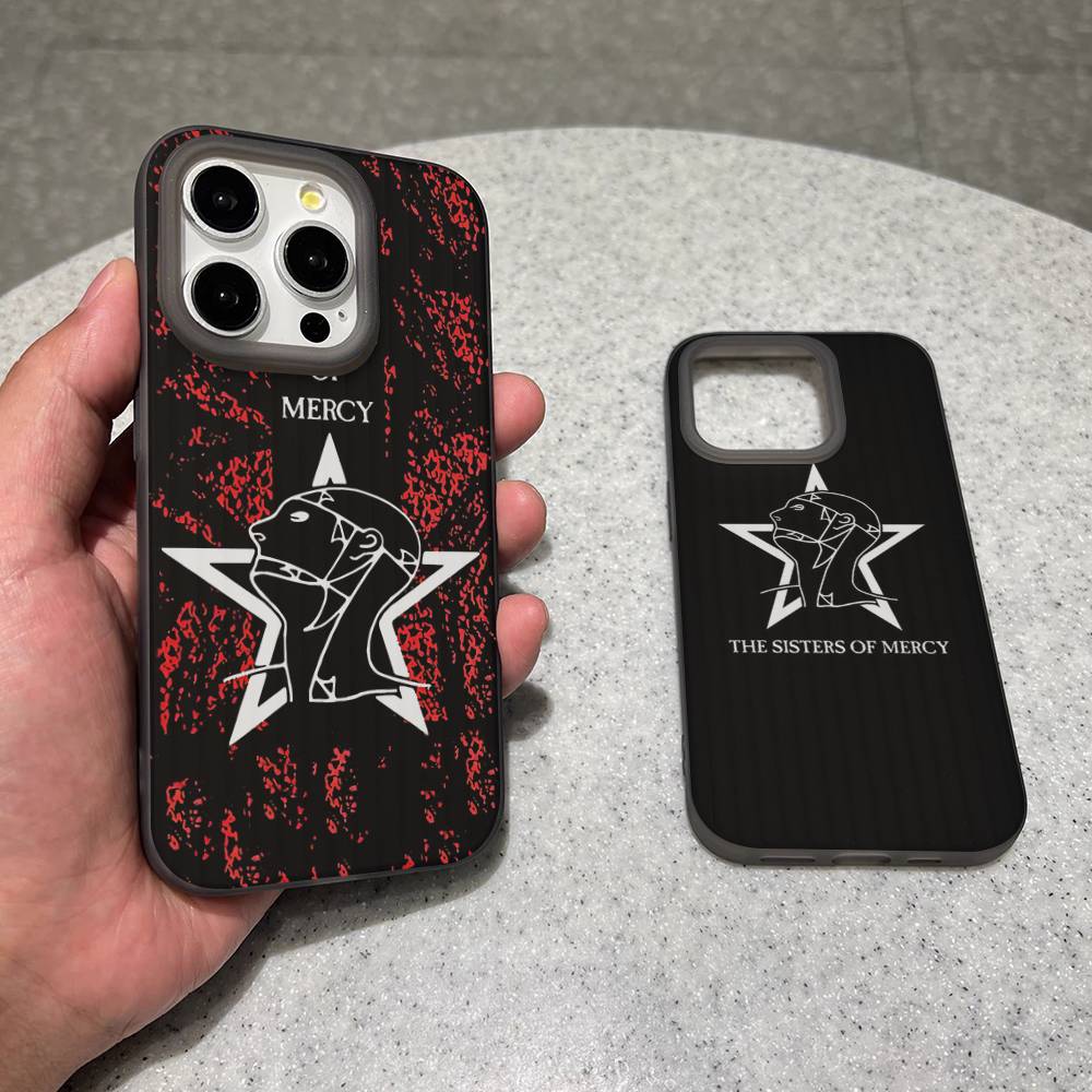 The Sisters Of Mercy Band For IPhone 17 16 15 14 Plus 13 12 11 Pro Max With Shockproof Protective Phone Cover
