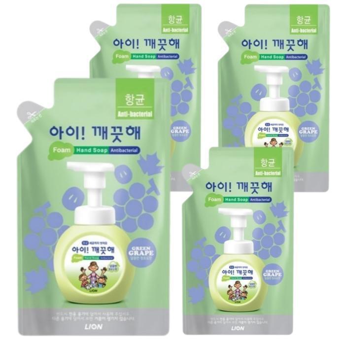 

Aikkeuthae Hand Wash Green Grape Scent Refill 450ml x 4 SD (9778471)