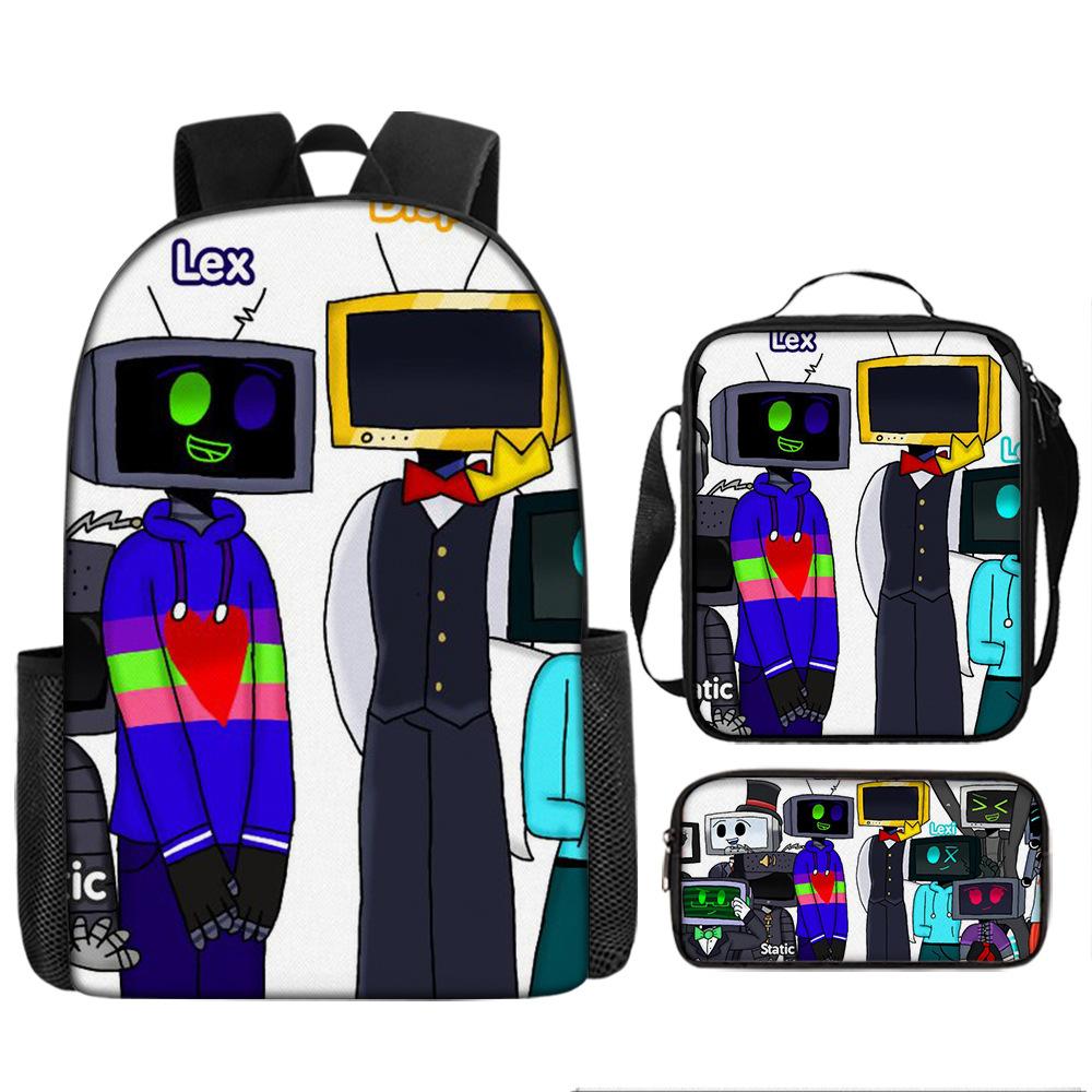 Toalettman Skolväska Skibidi Toalett Spel Merchandise Ryggsäck för Män och Kvinnor