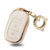Smart Key Cover for Key Key Metallic for Honda New RV Civic Compatible with Car 2 White [ontto] Honda, Holder, Case, Luster, VEZEL, Series, RV3, RV4,