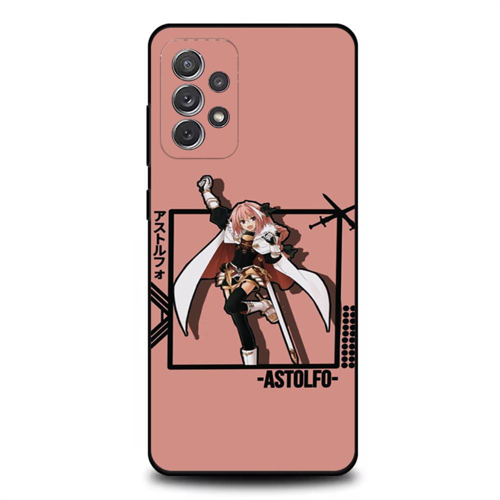 F-Fate Apocrypha Astolfo Phone Case For Samsung S 25,24,23,22,30,21,10,9,Ultra,Plus,Lite,FE,4,5G Black Soft Case