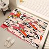1pc Crayon Shin-chan Print Area Rug - Soft, Washable Non-Slip Indoor Mat, Living Room, Home Office Decorative Rug,Office Decorative
